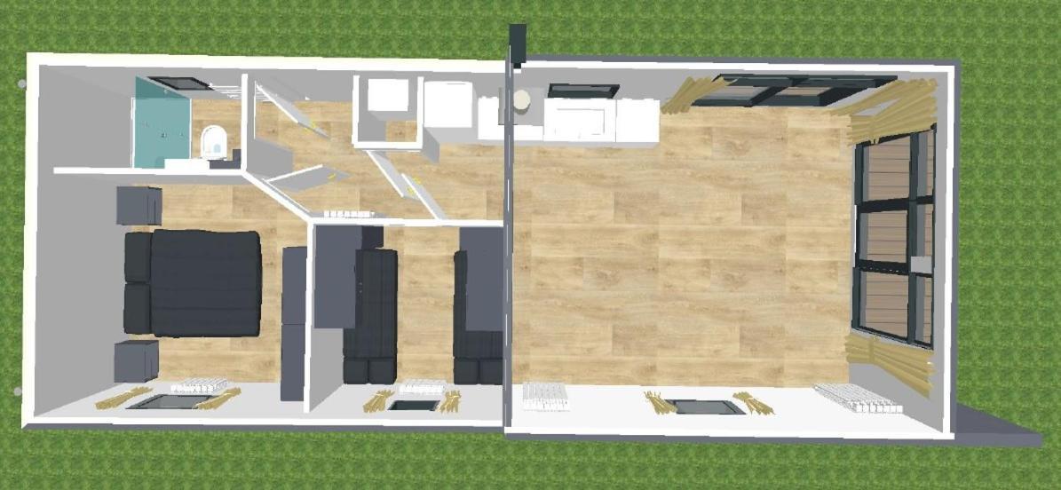 Recreatiepark Jachthaven De Veerstal Lathum - Luxe Chalet Bagian luar foto